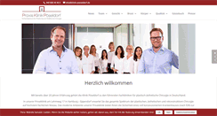 Desktop Screenshot of klinik-poeseldorf.de